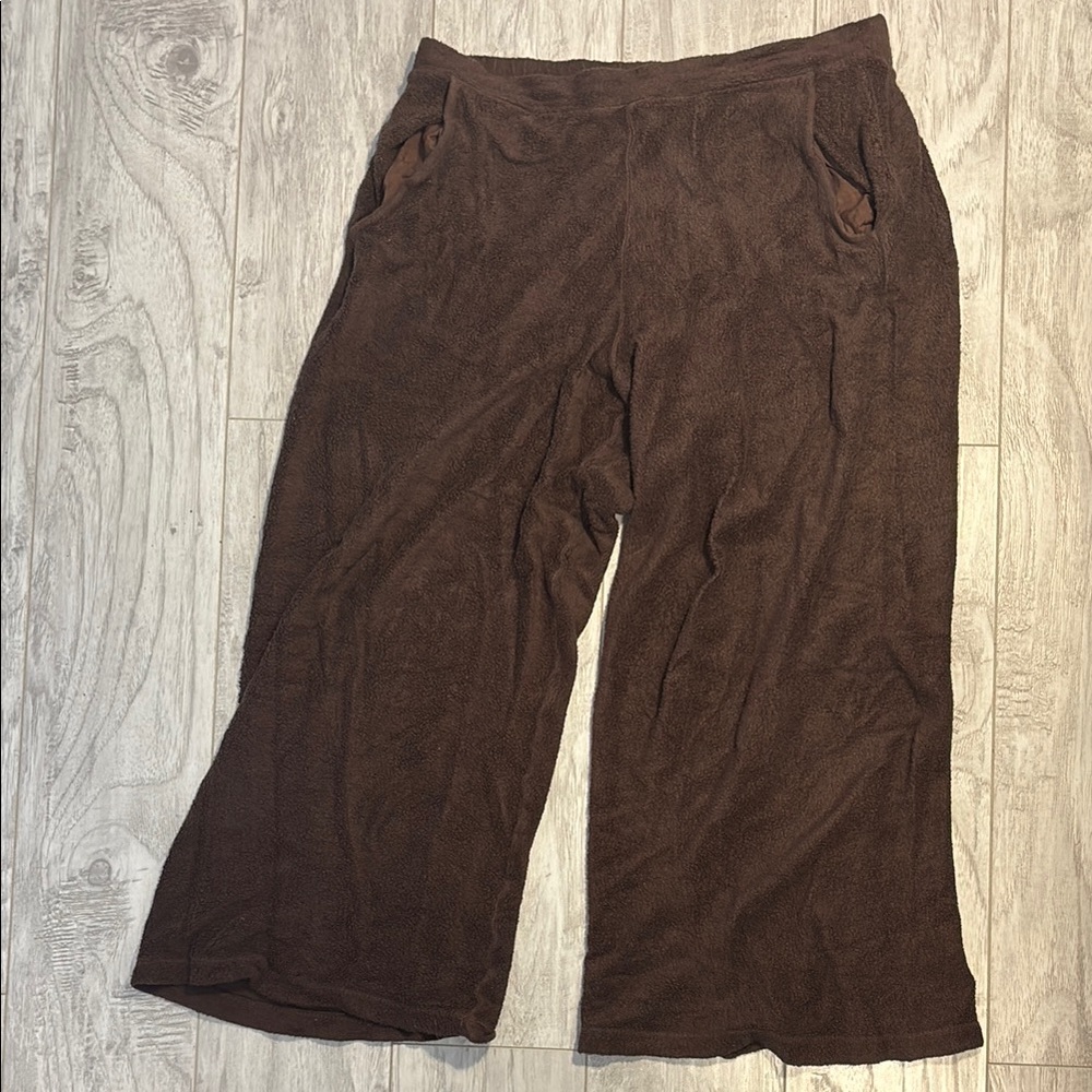 Stateside cropped Brown Wide-Leg Pants​​